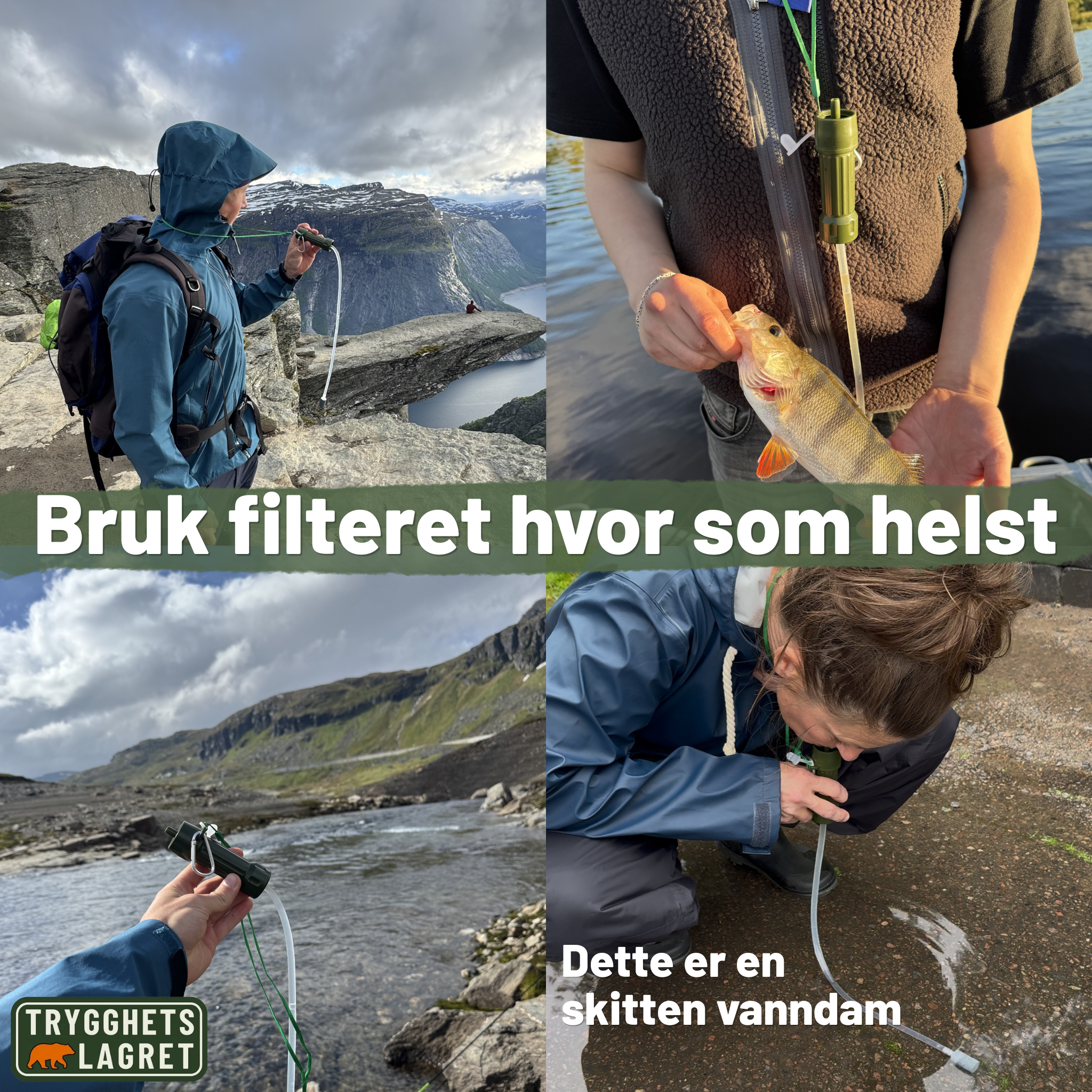 Nødvannfilteret - Alltid tilgang til rent drikkevann